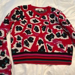 Diane Von Furstenberg cropped sweater